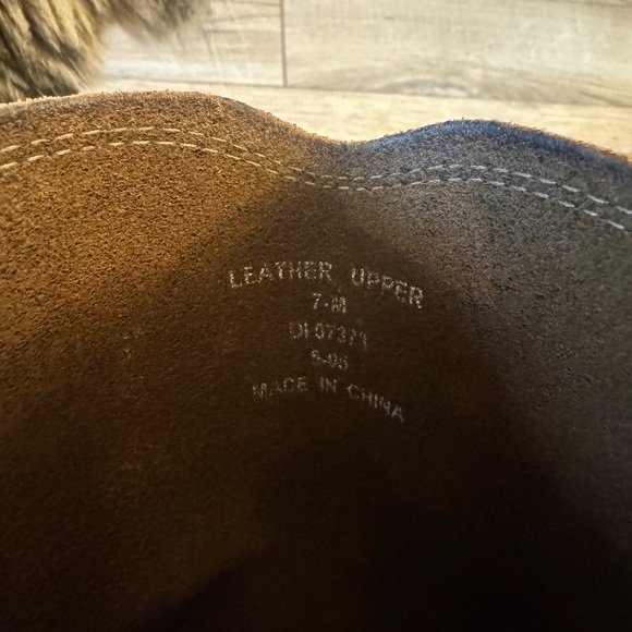 VINTAGE Brown Leather Pull-On harness boot - Picture 5 of 6